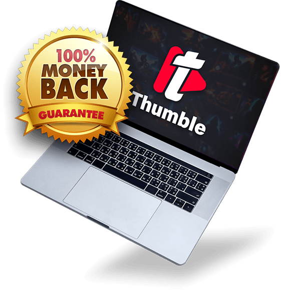 Thumble 30-day money-back guarantee badge