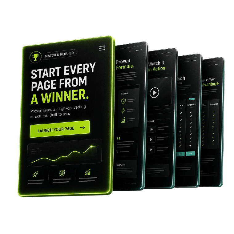 Done for you landing page template gallery bonus