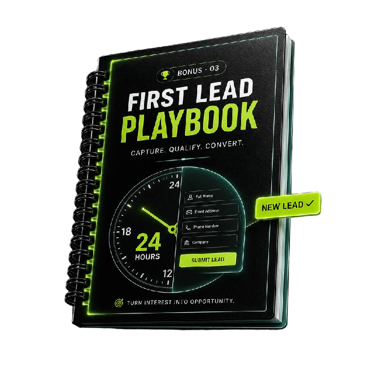 First lead in 24 hours playbook bonus