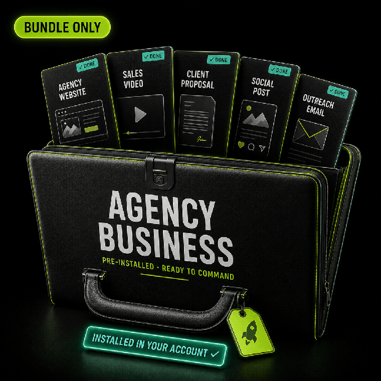 Fully configured agency business bonus