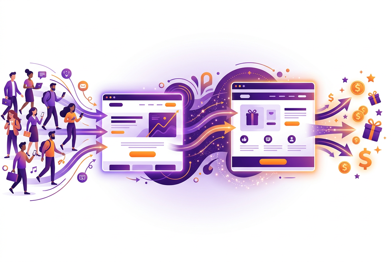 Done-for-you funnel system bonus illustration