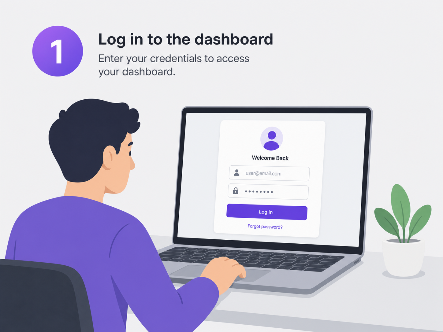Step 1: Login to Dashboard