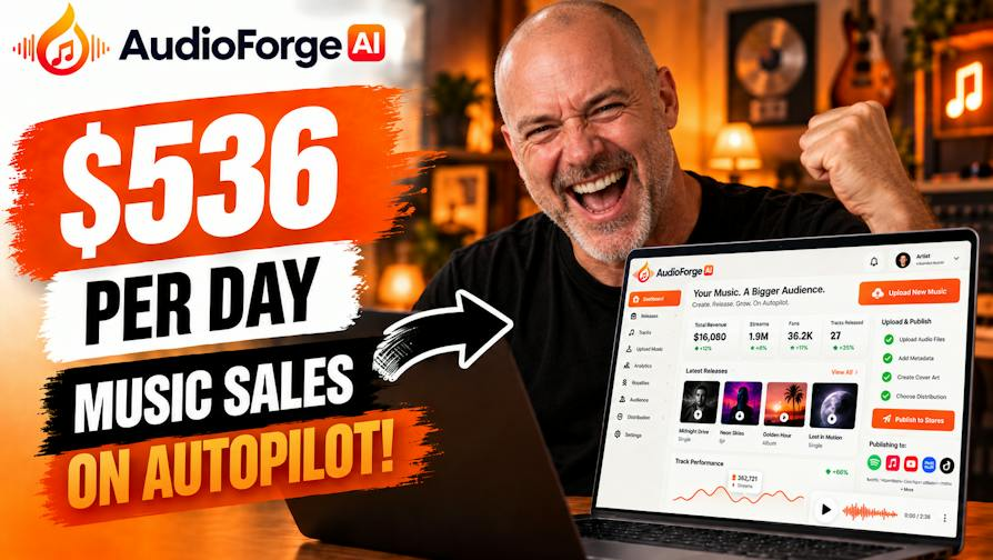 536 dollars per day in music sales on autopilot