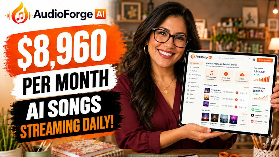 8,960 dollars per month from AI songs streaming daily