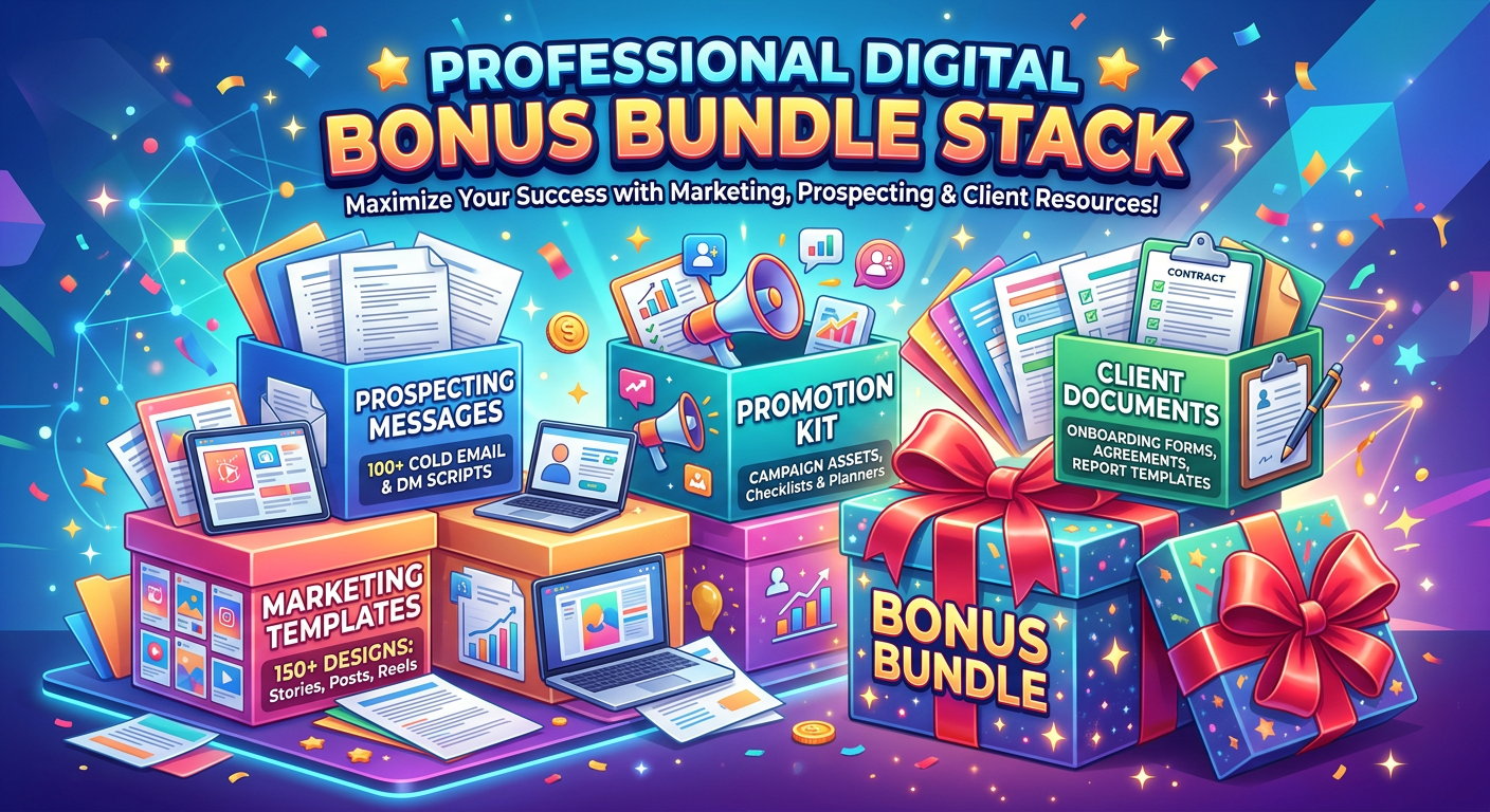 Restaurant Agency Studio Bonus Bundle