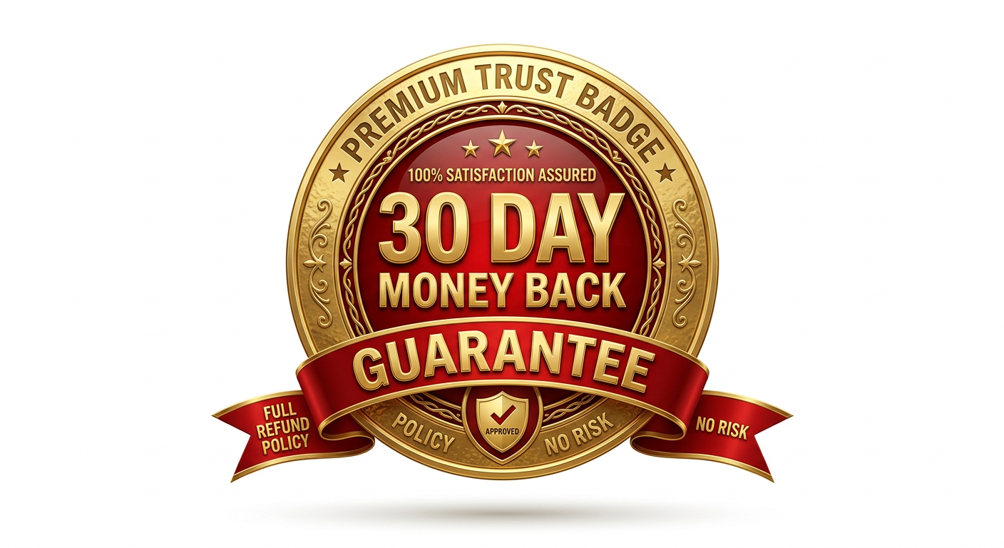 30 Day Money Back Guarantee