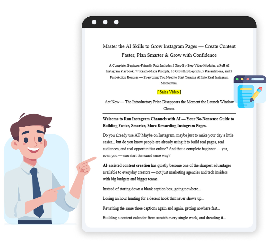 Done-for-you sales copy