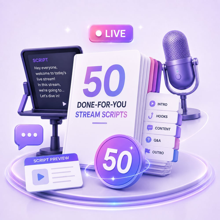 LiveStreamingSalesAgentsAI bonus 2 stream scripts