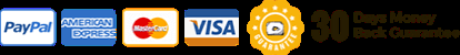 Secure checkout and money back guarantee