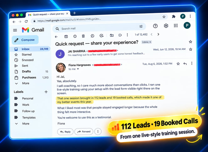 LiveStreamingSalesAgentsAI leads and booked calls result