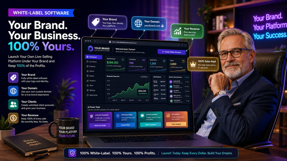 LiveStreamingSalesAgentsAI white label ownership