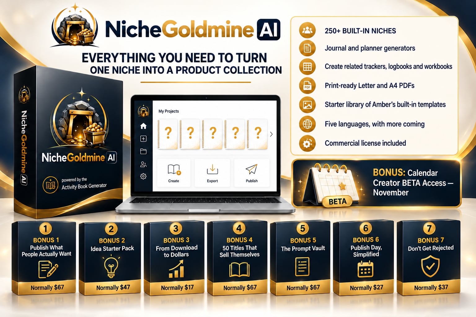 NicheGoldmine AI Review — all-in-one niche product collection software