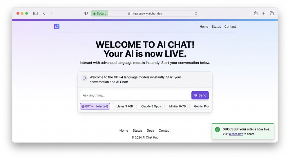 Step 5 publish your platform and share the link