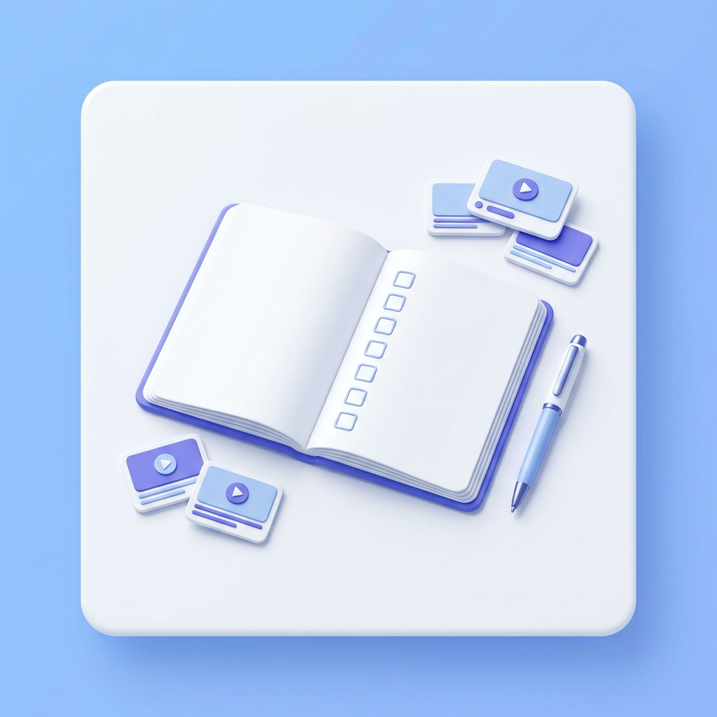 Blank weekly planner representing the 7-Day Deployment Plan