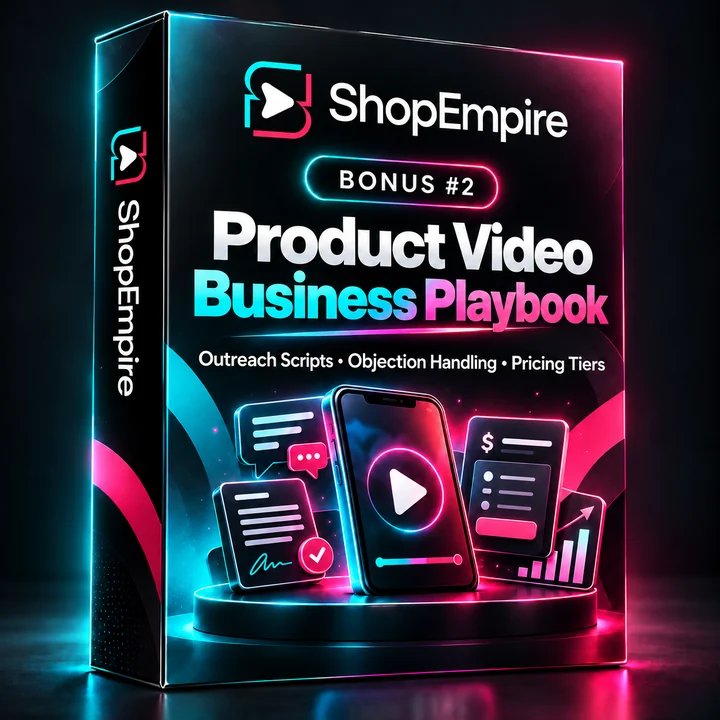 bonus product video playbook