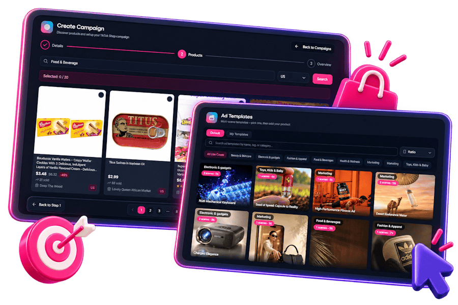 ShopEmpire product discovery and niche selection screen